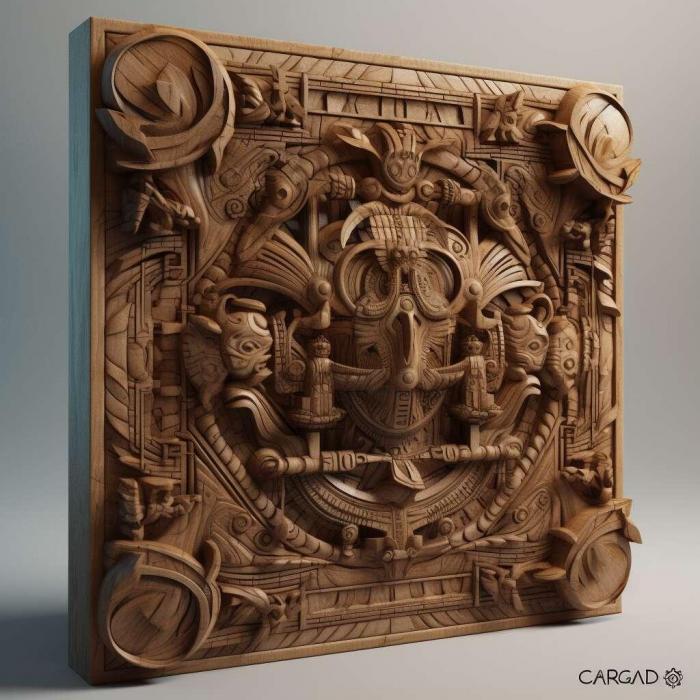 نموذج ثلاثي الأبعاد لآلة CNC 3D Art 